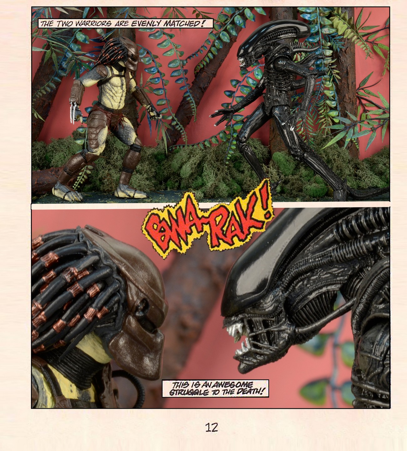 Special Tribute Gallery: Aliens vs Predator Mini-Comic Using 