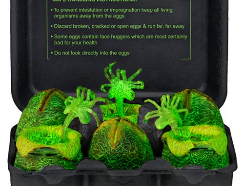 DISCONTINUED – Alien – Glow-in-the-Dark Egg Set in Collectible Carton