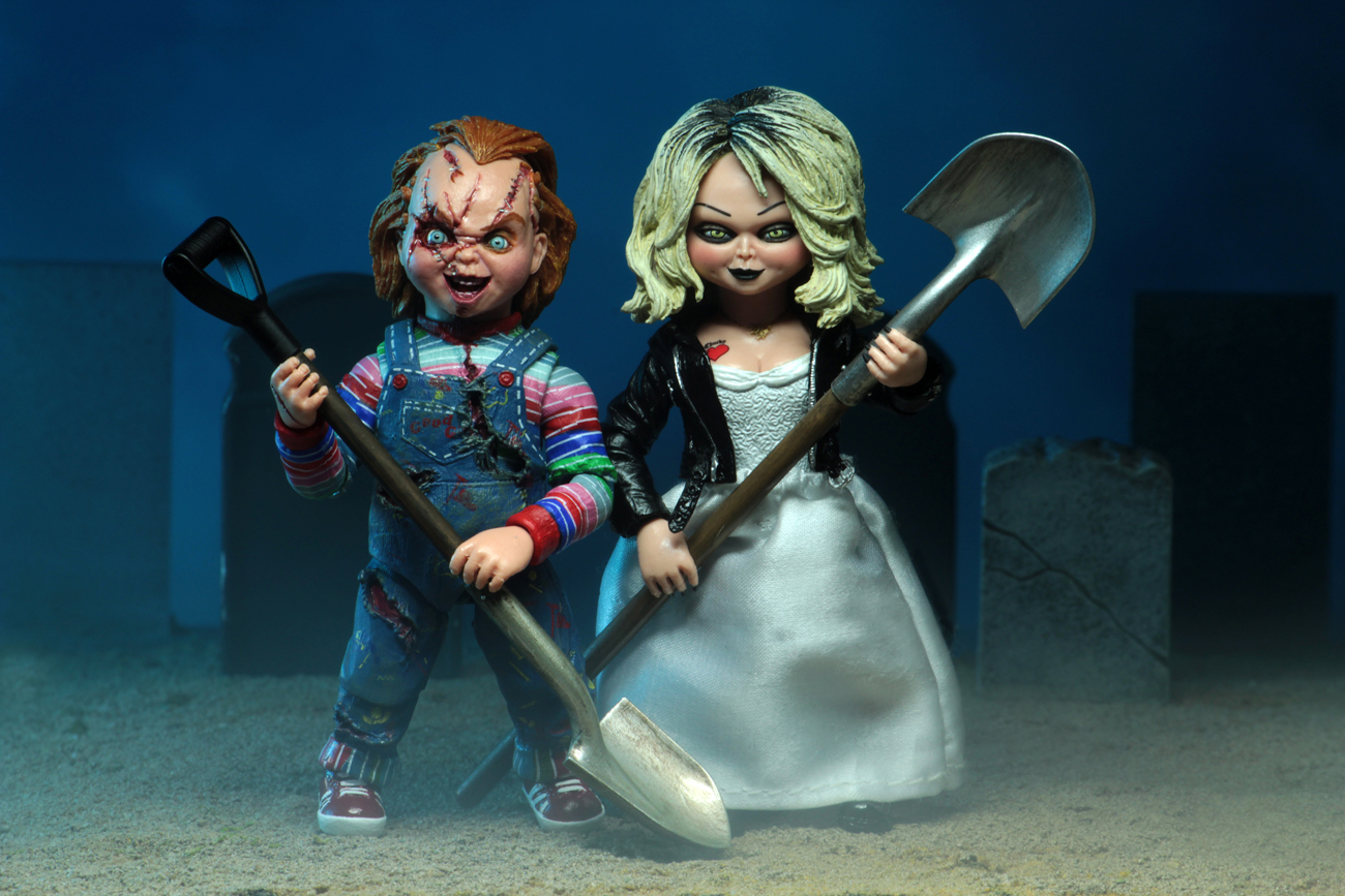 Bride Of Chucky 7″ Scale Action Figures Ultimate Chucky And Tiffany 2 Pack