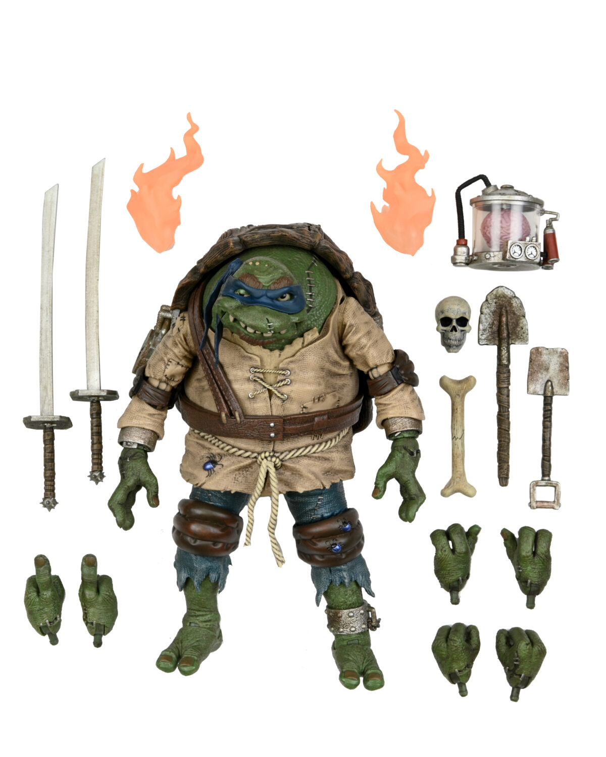 Universal Monsters/Teenage Mutant Ninja Turtles – 7” Scale Action Figure – Ultimate Leonardo as The Hunchback
