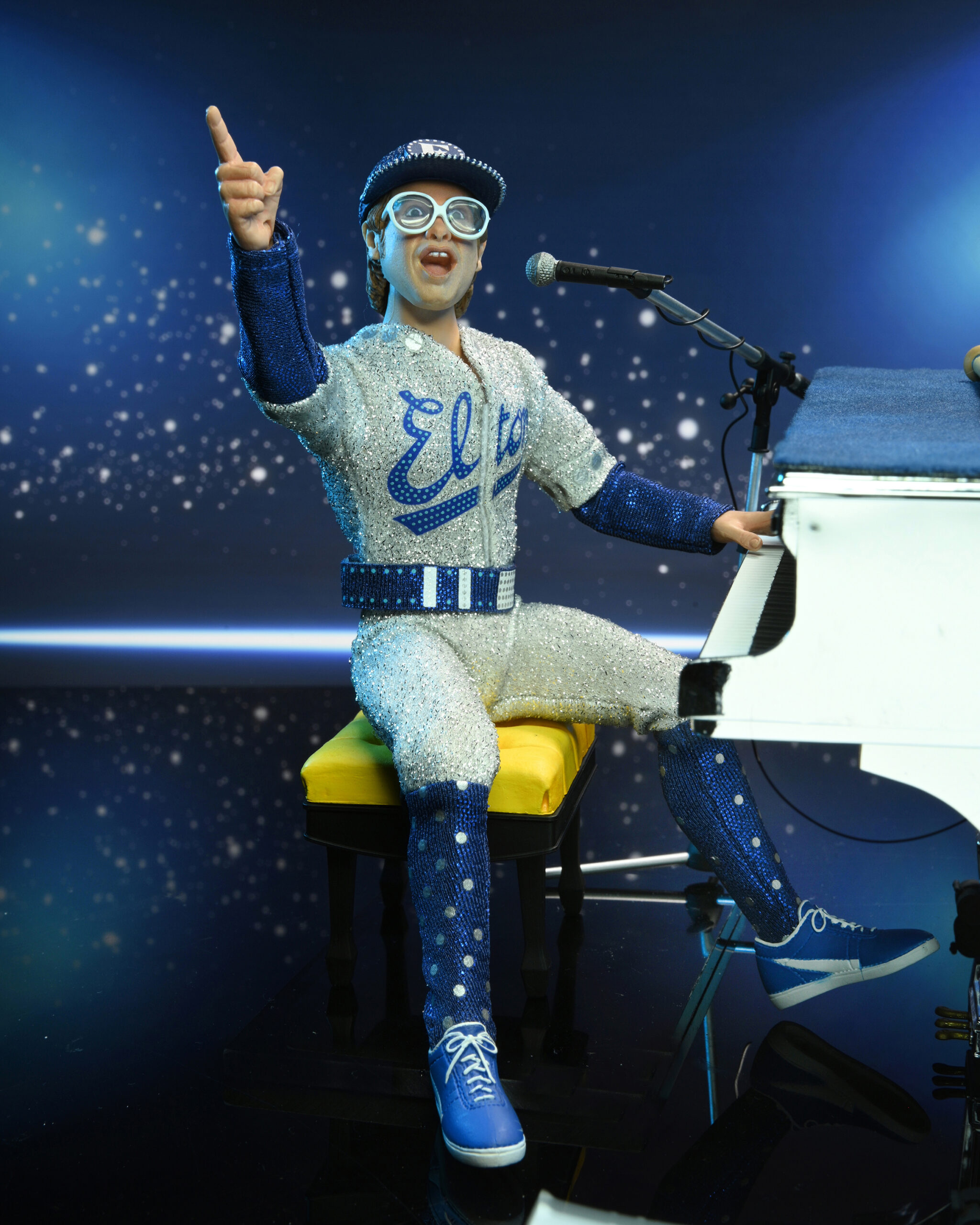 Elton John – 8″ Clothed Action Figure – Elton John (Live in ’75)