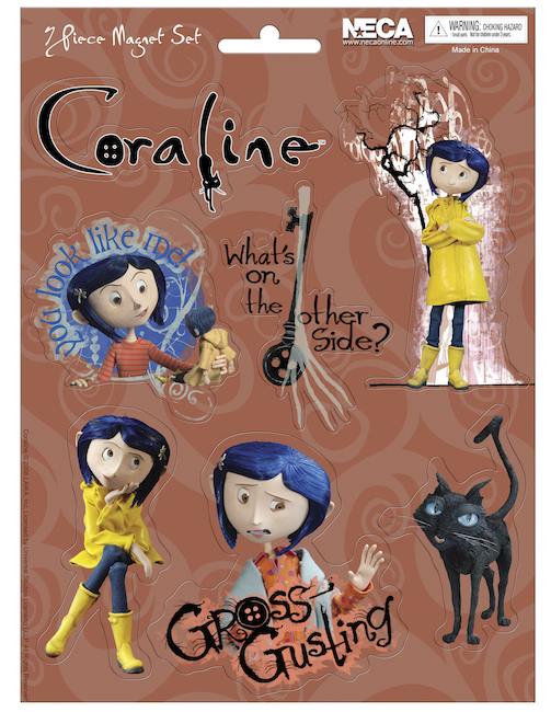 NECAOnline.com | DISCONTINUED - Coraline – 7-Piece Magnet Set – Coraline