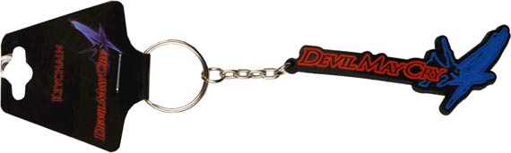 NECAOnline.com | DISCONTINUED - Devil May Cry 4 – Rubber Keychain – Logo