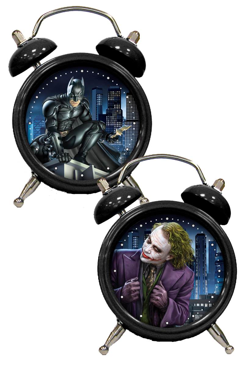 NECAOnline.com | DISCONTINUED: The Dark Knight – Mini Alarm Clocks – Assortment (Case of 12)