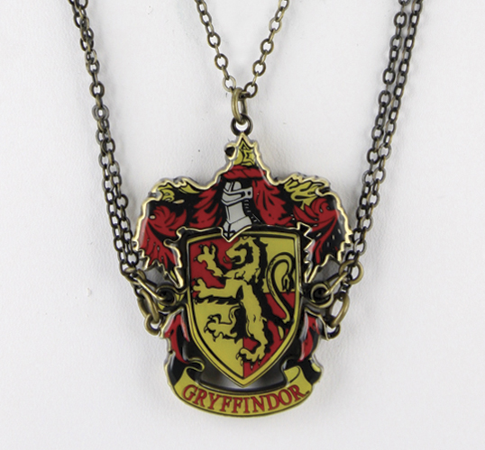 NECAOnline.com | DISCONTINUED - Harry Potter DH - Friendship Necklace for 3 - Gryffindor Crest