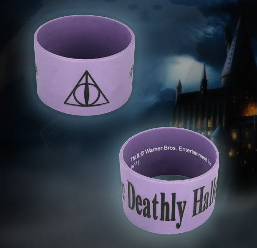 NECAOnline.com | DISCONTINUED - Harry Potter DH2 - Thick Silicone Bracelet - Deathly Hallows