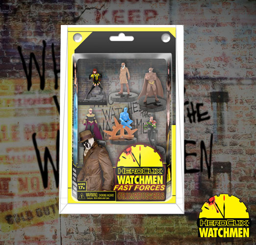 NECAOnline.com | HeroClix DC - Watchmen Crimebusters Fast Forces 6-Pack