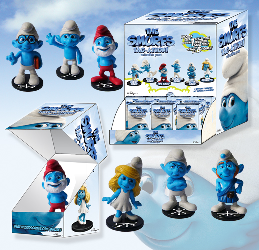 NECAOnline.com | WizKids Game - Smurfs "Tag A Thon" Gravity Feed (case 2) ***DISCONTINUED***