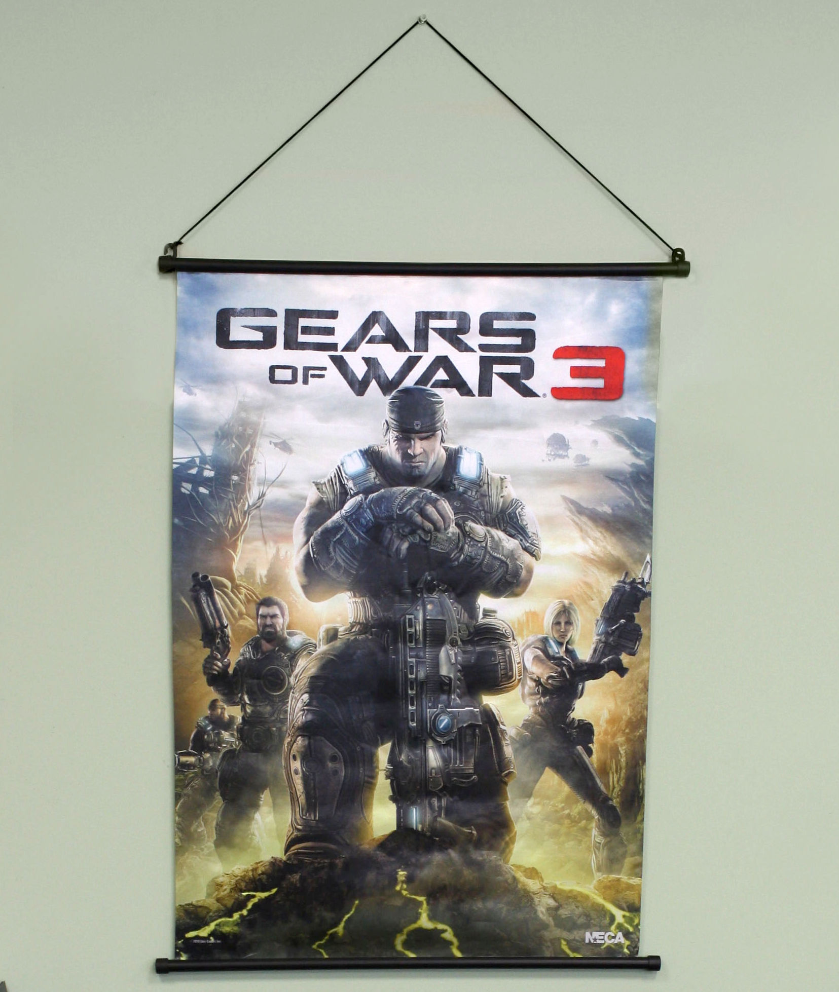 NECAOnline.com | Gears of War 3 - Wall Scroll - Box Art ***DISCONTINUED***