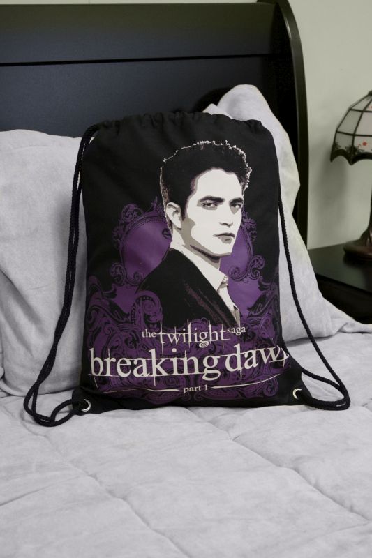 NECAOnline.com | Twilight: Breaking Dawn – Back Sack – Edward Swirls ***DISCONTINUED***