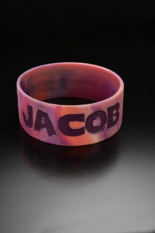 NECAOnline.com | Twilight: Breaking Dawn – Rubber Bracelet – Team Jacob ***DISCONTINUED***