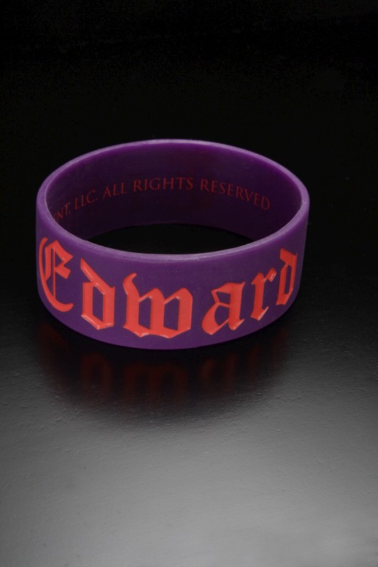 NECAOnline.com | Breaking Dawn - Rubber Bracelet - Team Edward "Solid" **DISCONTINUED**