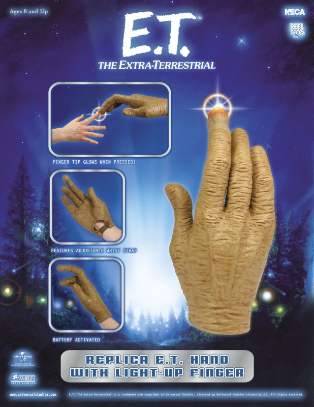 NECAOnline.com | E.T. - Hand with Lighted LED ***DISCONTINUED***