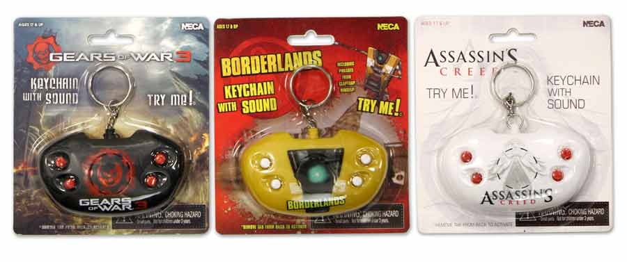 NECAOnline.com | NECA's Video Game Keychains Perfect for Gamers on the Go