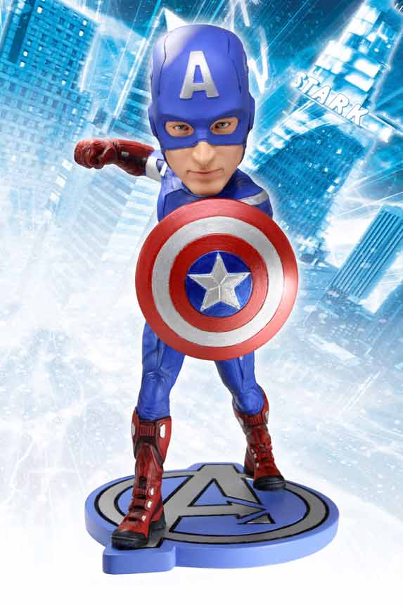 NECAOnline.com | DISCONTINUED - Avengers - HeadKnocker - Captain America