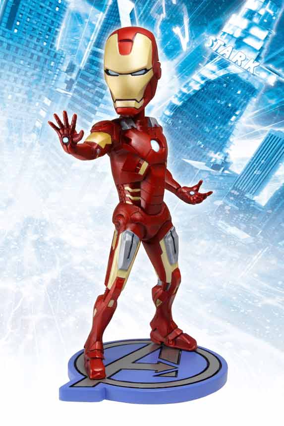 NECAOnline.com | Avengers - Head Knocker - Iron Man ***DISCONTINUED***