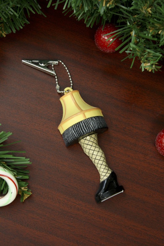 NECAOnline.com | DISCONTINUED - A Christmas Story – Hanging Clip With Sound – Leg Lamp