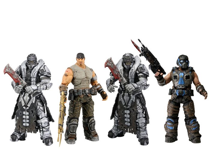 NECAOnline.com | Gears of War 3 Series 3 Gets Savage with 4 New 7" Action Figures!