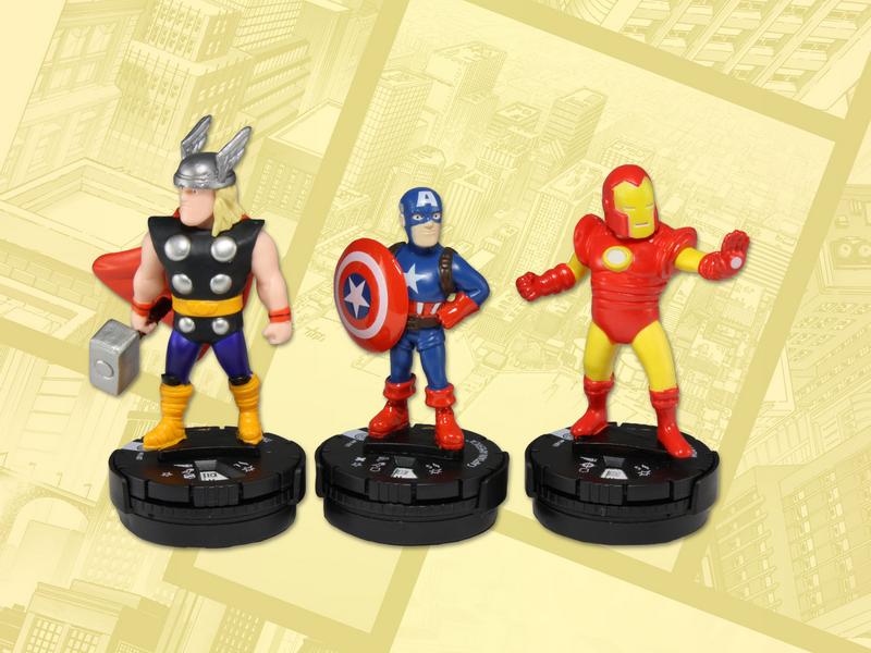 NECAOnline.com | HeroClix Presents Brand New Marvel Superheroes TabApp Figures!