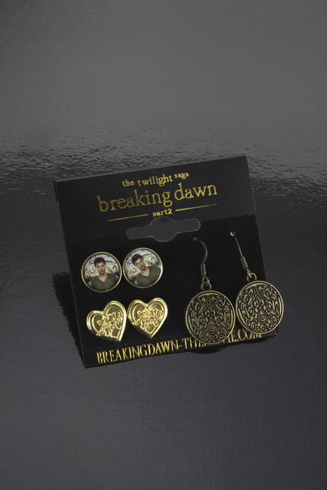 NECAOnline.com | Twilight Breaking Dawn Part 2 Earrings 3-Pack - Jacob ***DISCONTINUED***