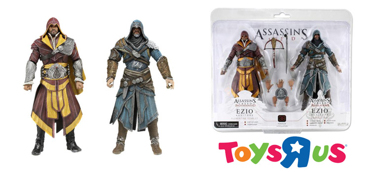 NECAOnline.com | Coming Soon: Toys 'R' Us Exclusive Assassin's Creed: Revelations Ezio Auditore 2 Pack!