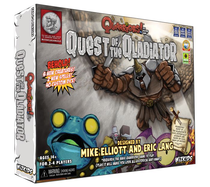 NECAOnline.com | Quarriors! Quest of the Qladiator Game Expansion ***DISCONTINUED***