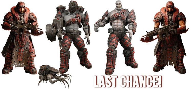 NECAOnline.com | LAST IN STOCK! Gears of War - 7" Action Figure Assortment - Series 4 (Case of 8) **DISCONTINUED**