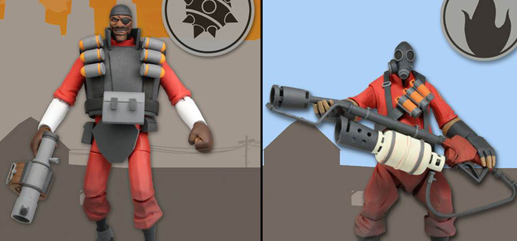 NECAOnline.com | Binders Full of Valve - Team Fortress 2 Limited Edition Figures Unlock In-Game Features!
