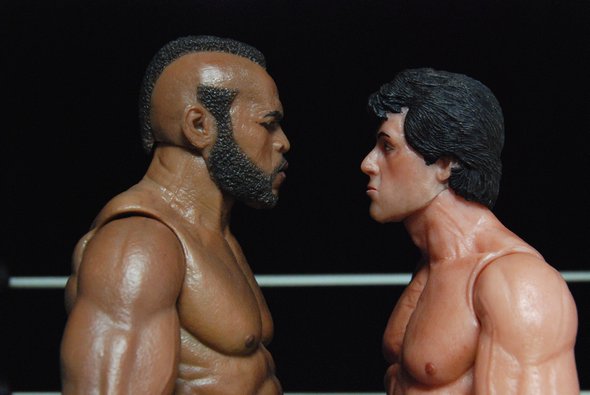 NECAOnline.com | Coming Soon: Rocky Series 3 Action Figures! Rocky vs. Clubber Lang Action Shots!
