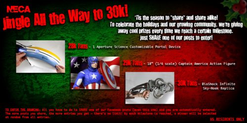 NECA Jingle All The Way 30K Facebook Contest