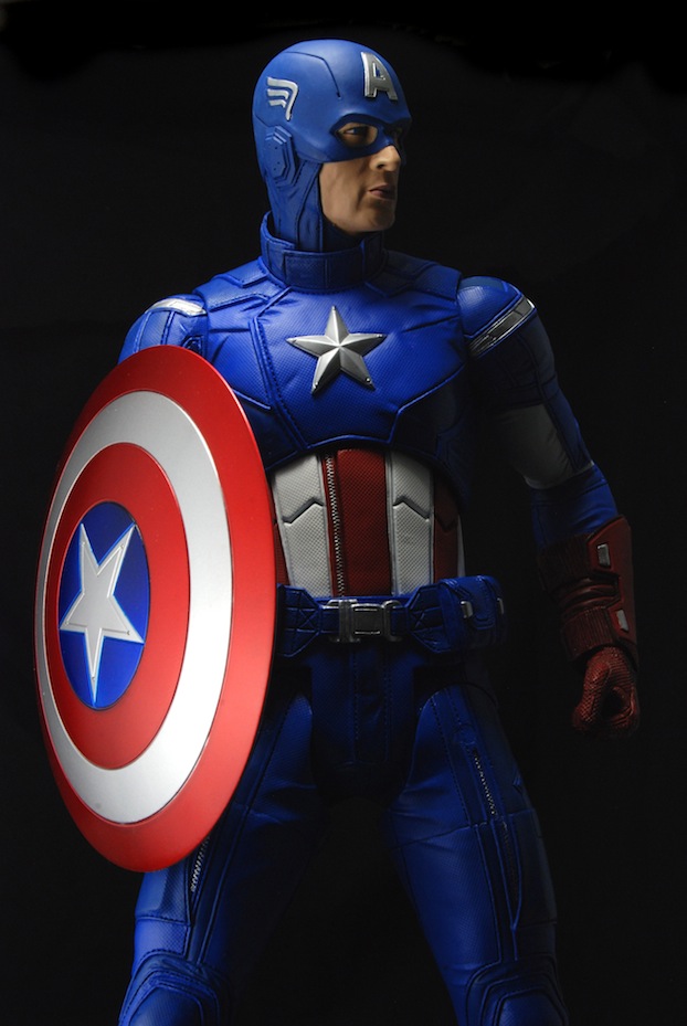 NECAOnline.com | Closer Look: Captain America 1/4 Scale Action Figure Photos!