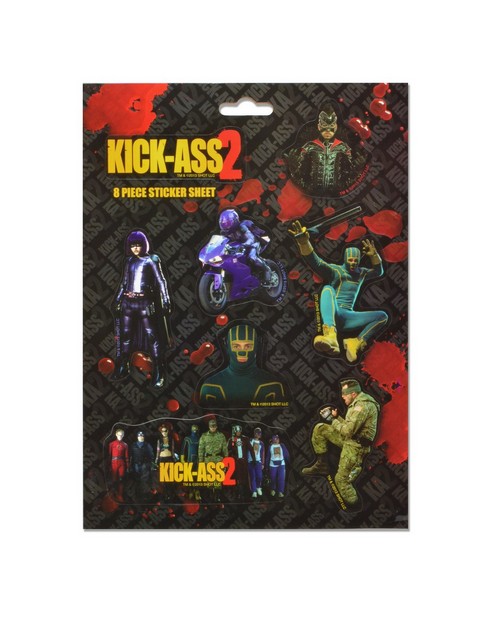 NECAOnline.com | Kick-Ass 2 - 8 Piece Sticker Sheet ***DISCONTINUED***