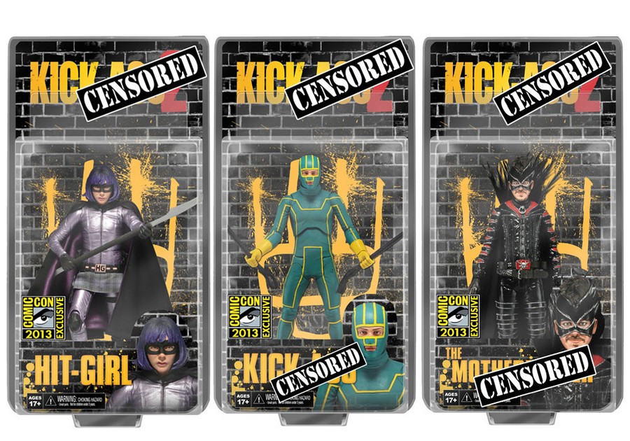 NECAOnline.com | SDCC 2013 Exclusive: Kick-Ass 2 Action Figures in Uncensored Packaging!