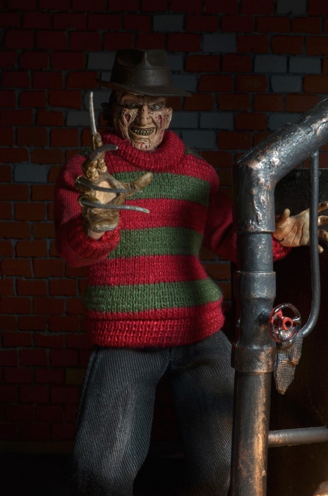 NECAOnline.com | Nightmare on Elm Street - 8" Figural Doll - Freddy **DISCONTINUED**