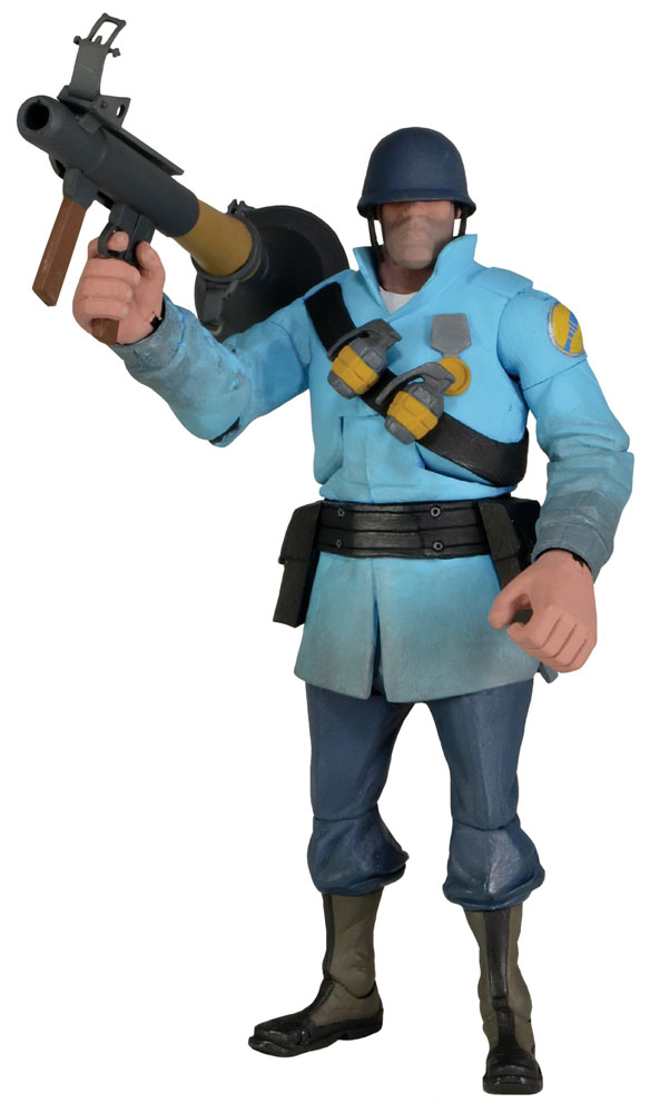 DISCONTINUED – Team Fortress – 7″ Action Figure – Series 2 BLU