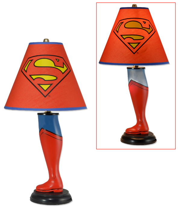 NECA & DC Comics Superman Leg Lamp 2013 RARE 20” Leg Lamp Sold Out Everywhere! 