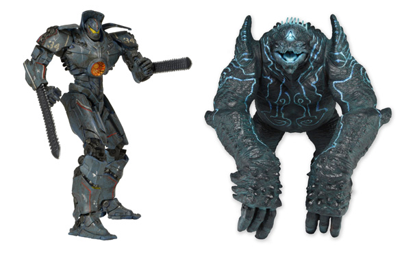 NECAOnline.com | Pacific Rim - 7” Action Figures - Battle-Damaged Gipsy Danger and Leatherback 2-Pack **DISCONTINUED**