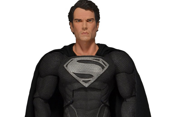 NECAOnline.com | DISCONTINUED - Man of Steel - 1/4 Scale Figure - Black Suit Superman (Case 2)