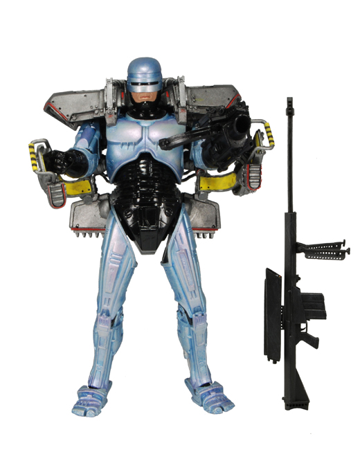 NECAOnline.com | DISCONTINUED - Robocop - Deluxe Robocop Action Figure with Jetpack and Cobra Assault Cannon