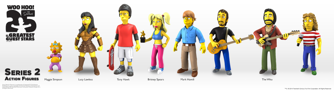 NECA Simpsons 25th Anniversary Mark Hamill 5 Action Figure Series 2