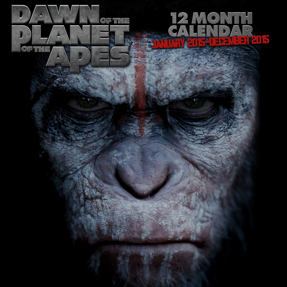 NECAOnline.com | DISCONTINUED - Dawn of the Planet of the Apes - 2015 Calendar (12 Months)