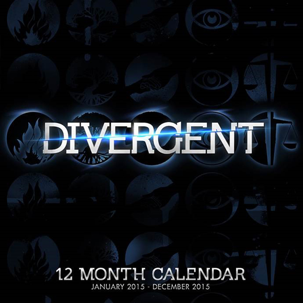 NECAOnline.com | Divergent - 2015 Calendar (12 Months) ***DISCONTINUED***