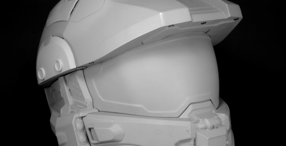 NECAOnline.com | First Look at the Master Chief Motorcycle Helmet Prototype! [VIDEO]