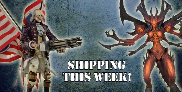 NECAOnline.com | Shipping This Week: Bioshock Infinite Ben Franklin Patriot and Diablo III Action Figures