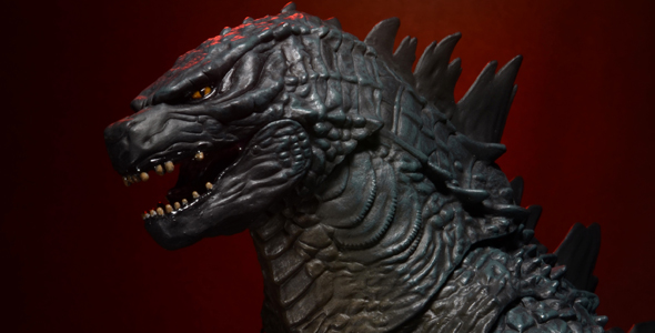 NECAOnline.com | Closer Look: Godzilla 24" Head-to-Tail Action Figure with Sound!