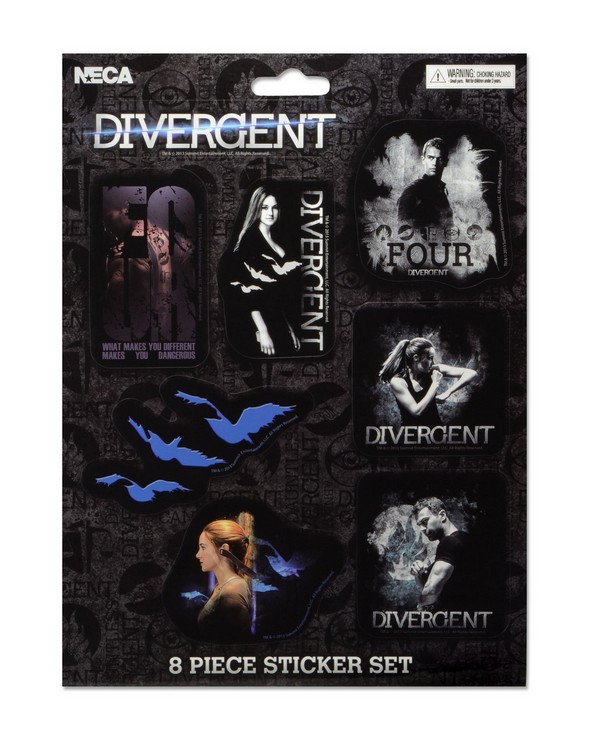 NECAOnline.com | Divergent - Divergent 8-Pc Sticker Set ***DISCONTINUED***