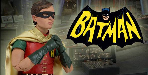 NECAOnline.com | Holy Sidekicks, Batman! It's the Burt Ward Robin 1/4 Scale Action Figure!