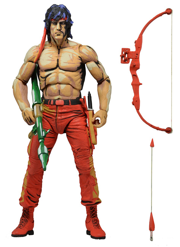 NECAOnline.com | Rambo - 7" Action Figure - Classic Video Game Appearance ***DISCONTINUED***