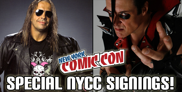 NECAOnline.com | NYCC 2014: Booth Appearances by Bret "Hitman" Hart and The Misfits' Jerry Only