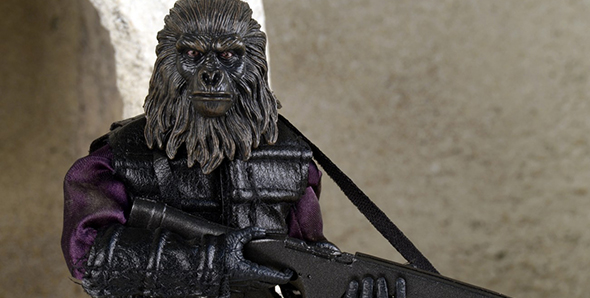 NECAOnline.com | Closer Look: Classic Planet of the Apes Clothed Gorilla Soldier Action Figure